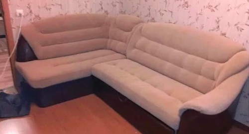 Перетяжка углового дивана. Багратионовск