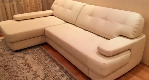 Обивка углового дивана.  Багратионовск